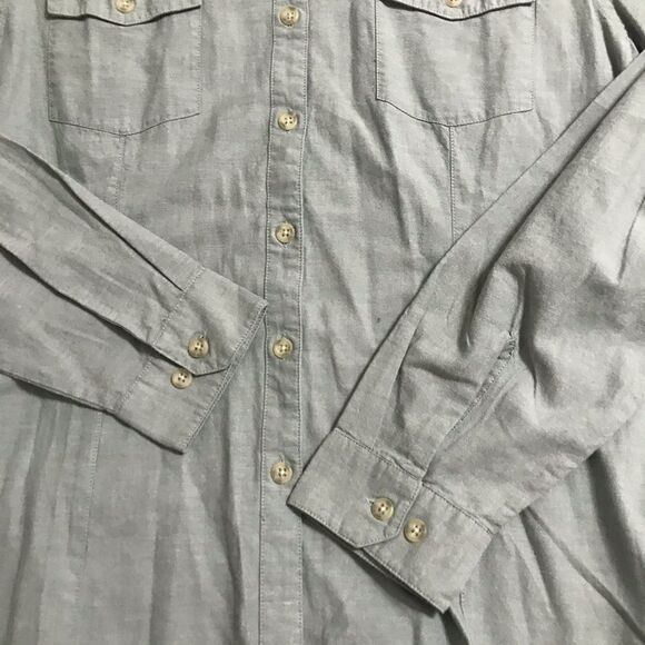 Cabela’s Chambrey Large Reg Button Down Shirt - Picture 3 of 8